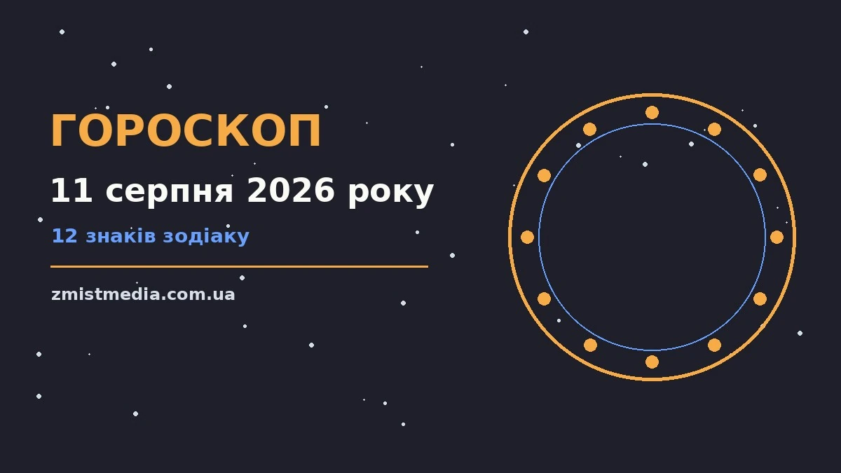 Гороскоп на 11 серпня 2026 року: поради для кожного знака про можливості й обережність
