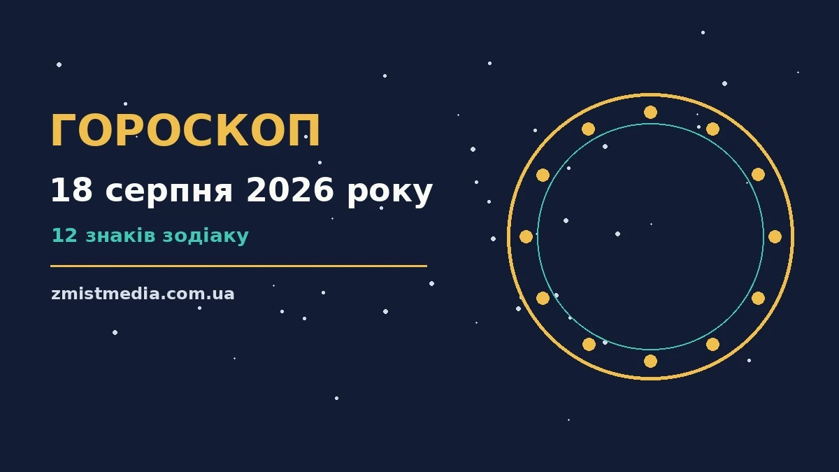 Гороскоп на 18 серпня 2026 року: поради для кожного знака про можливості й обережність