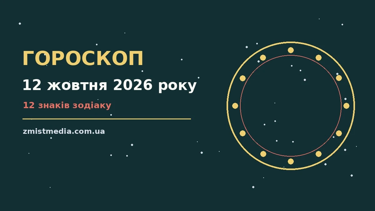 Гороскоп на 12 жовтня 2026 року: поради для кожного знака про можливості й обережність