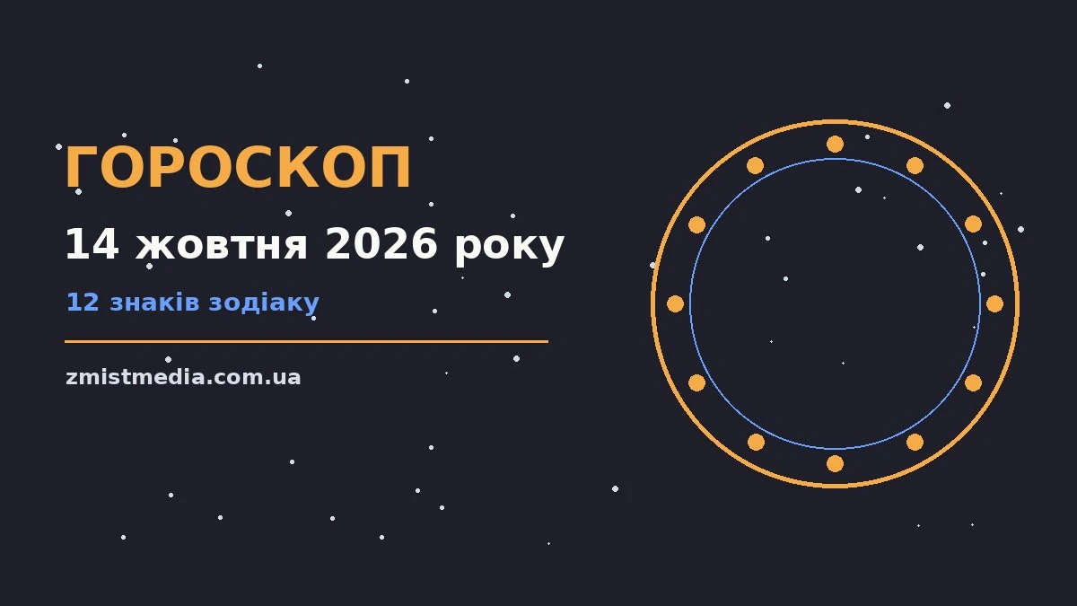 Гороскоп на 14 жовтня 2026 року: поради для кожного знака про можливості й обережність