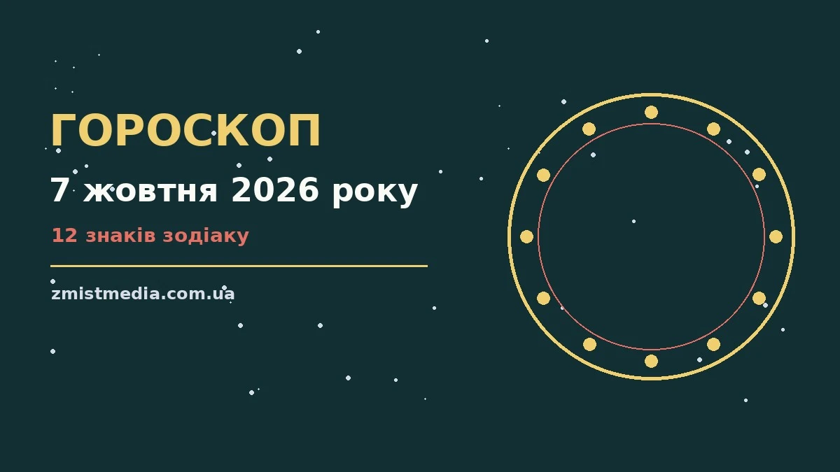 Гороскоп на 7 жовтня 2026 року: поради для кожного знака про можливості й обережність